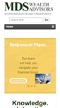Mobile Screenshot of mdswealthadvisors.com